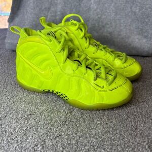 Nike Little Posite One Kids 3Y Opti Yellow Neon Volt Sneakers 843755-702